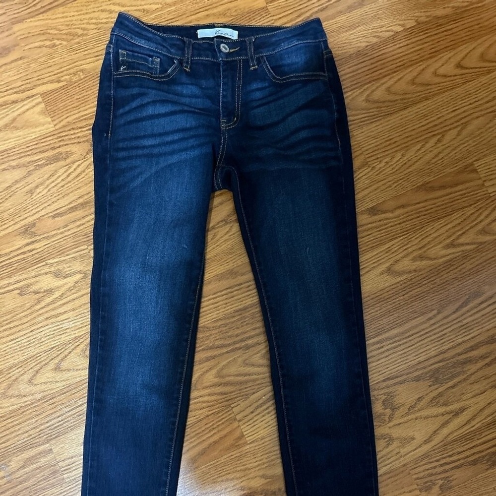KanCan Skinny Jeans Dark Wash Stretch Denim KC7092 Womens Size 5 26